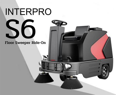 INTERPRO S6 เครื่องกวาดพื้นนั่งขับ